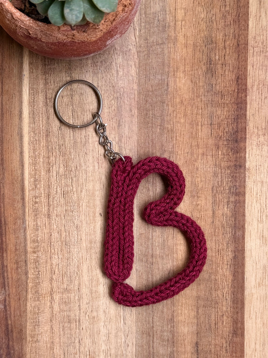 I-Cord Alphabet Keychain – Letter B