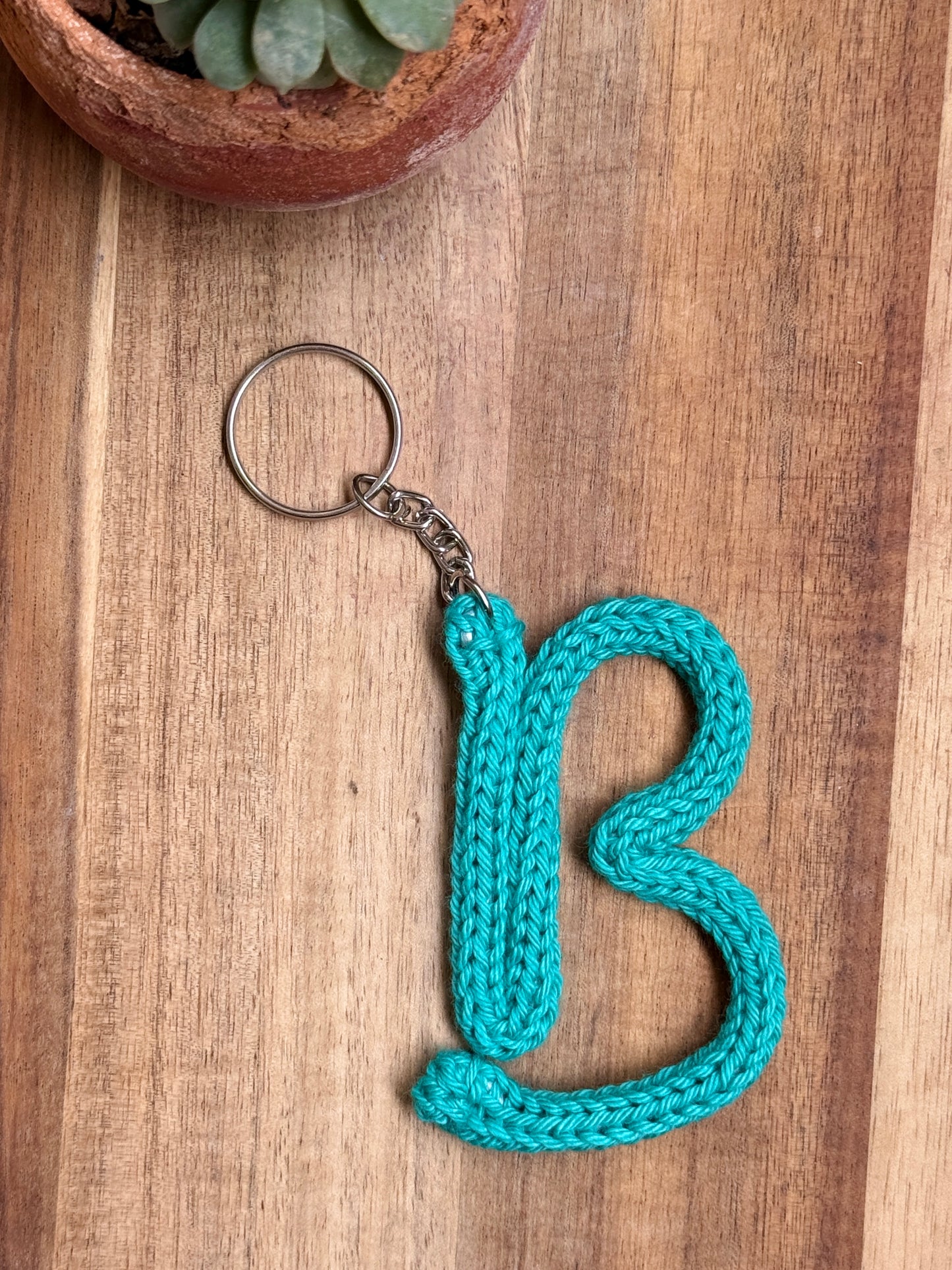 I-Cord Alphabet Keychain – Letter B