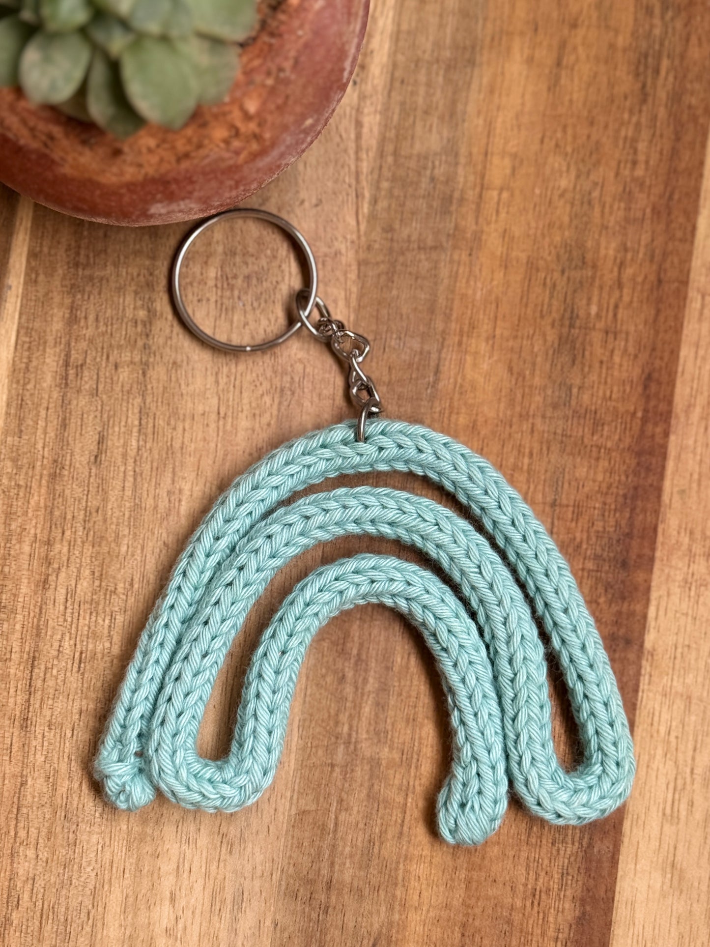 I-Cord Keychain - Rainbow
