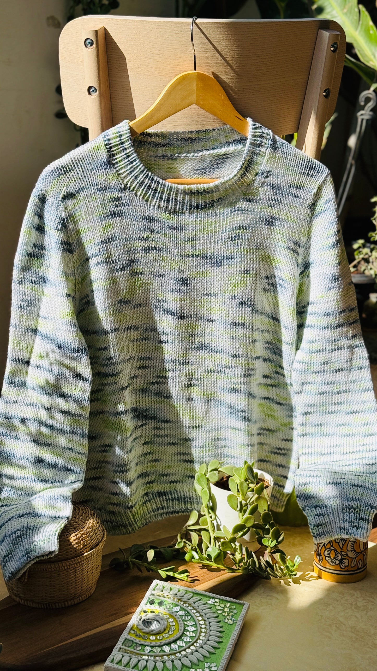 Song of the Hills Mercerised Cotton Pullover