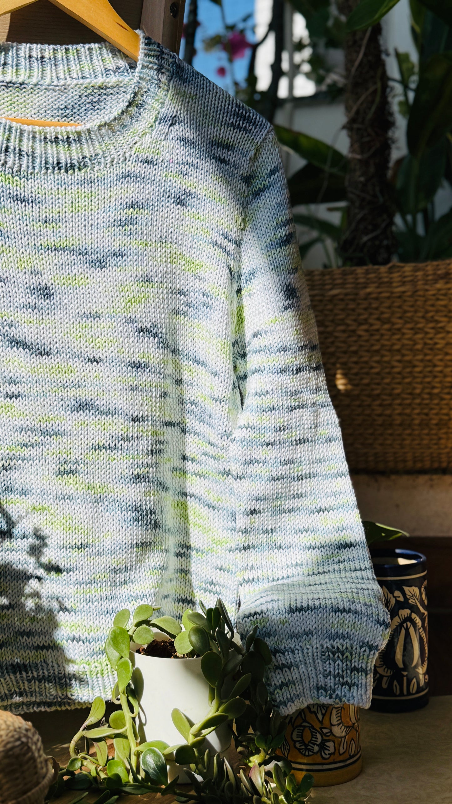 Song of the Hills Mercerised Cotton Pullover