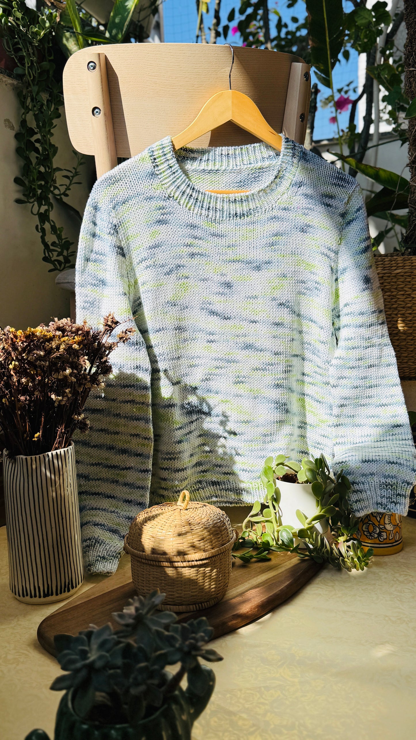 Song of the Hills Mercerised Cotton Pullover