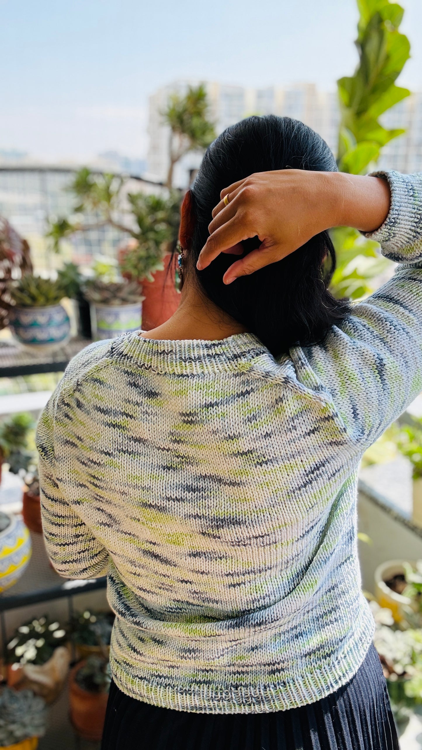 Song of the Hills Mercerised Cotton Pullover