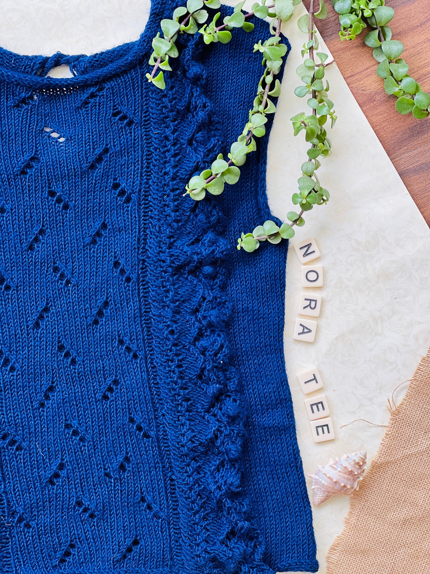 Nora Lace Knit Tee