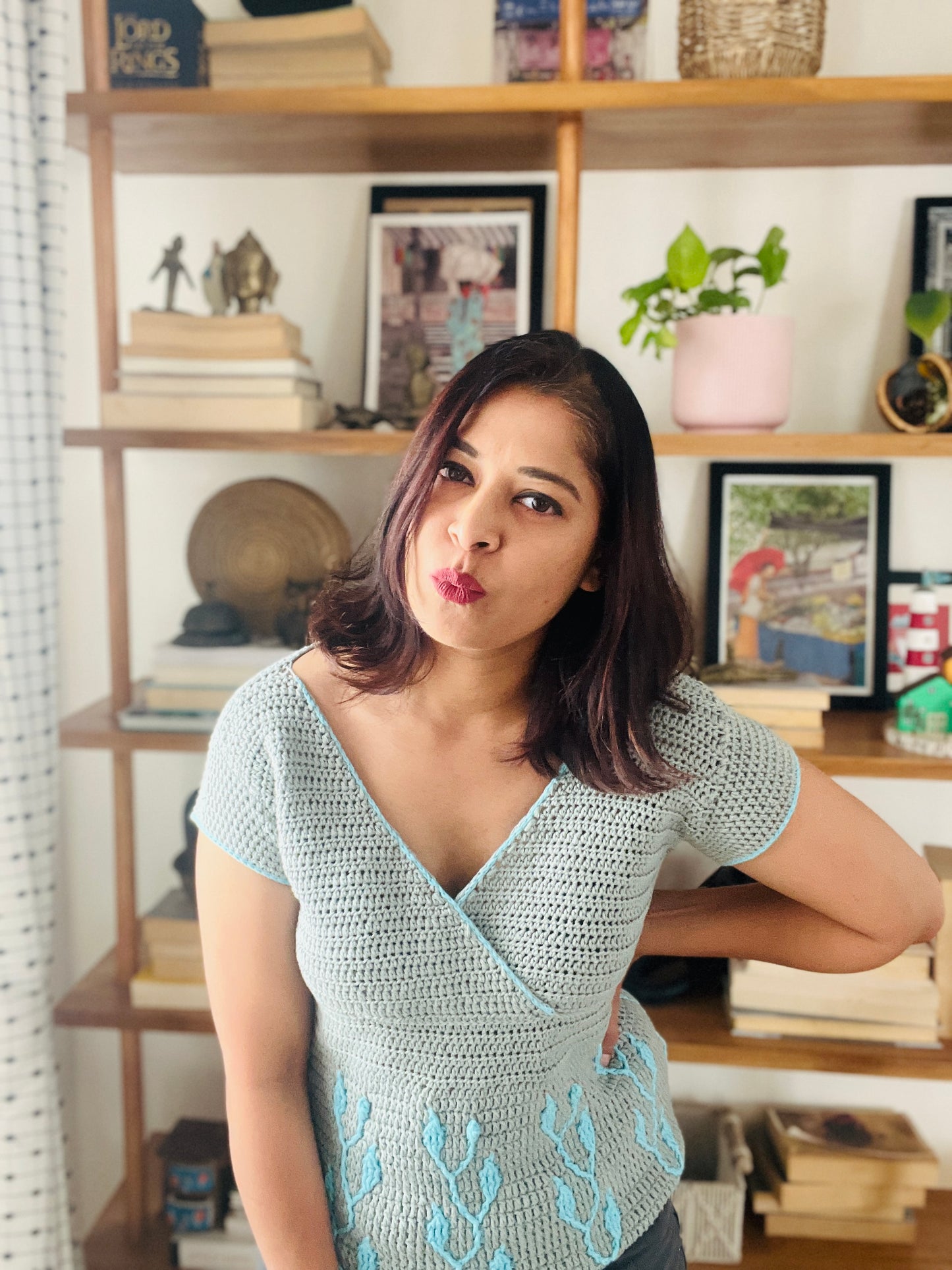 Aviva Crochet Tee
