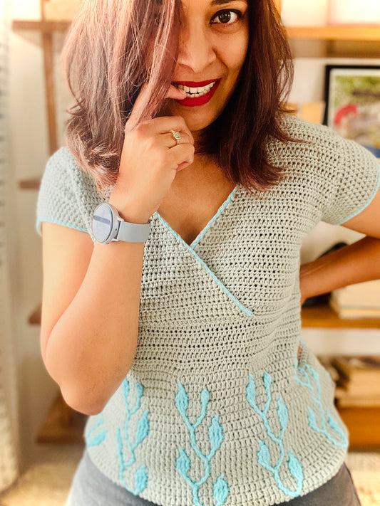 Aviva Crochet Tee