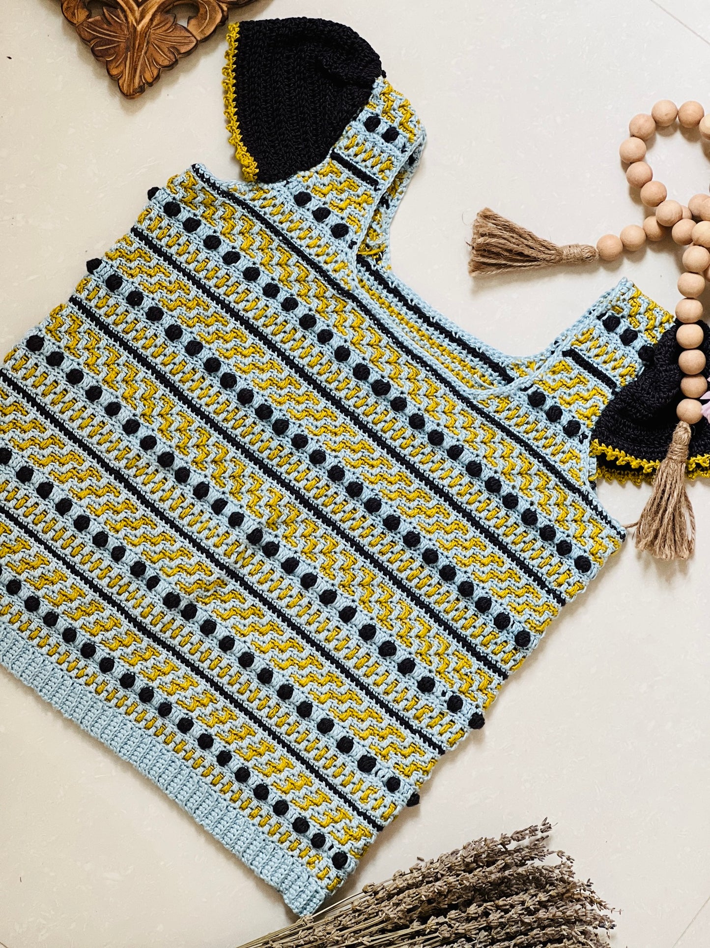 Malecón Mosaic Crochet Top