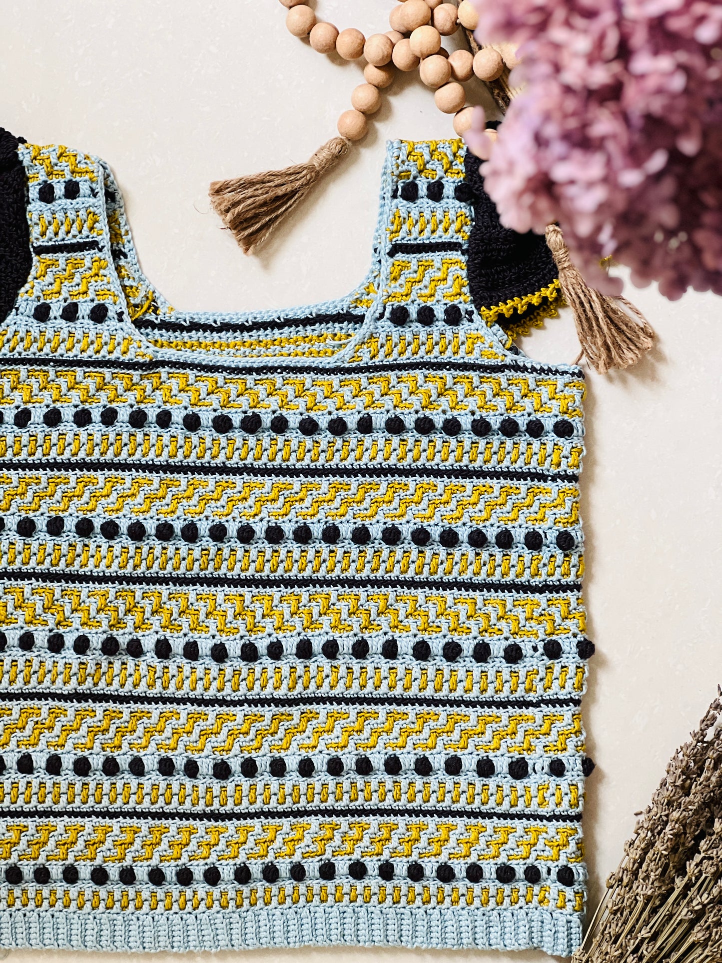Malecón Mosaic Crochet Top
