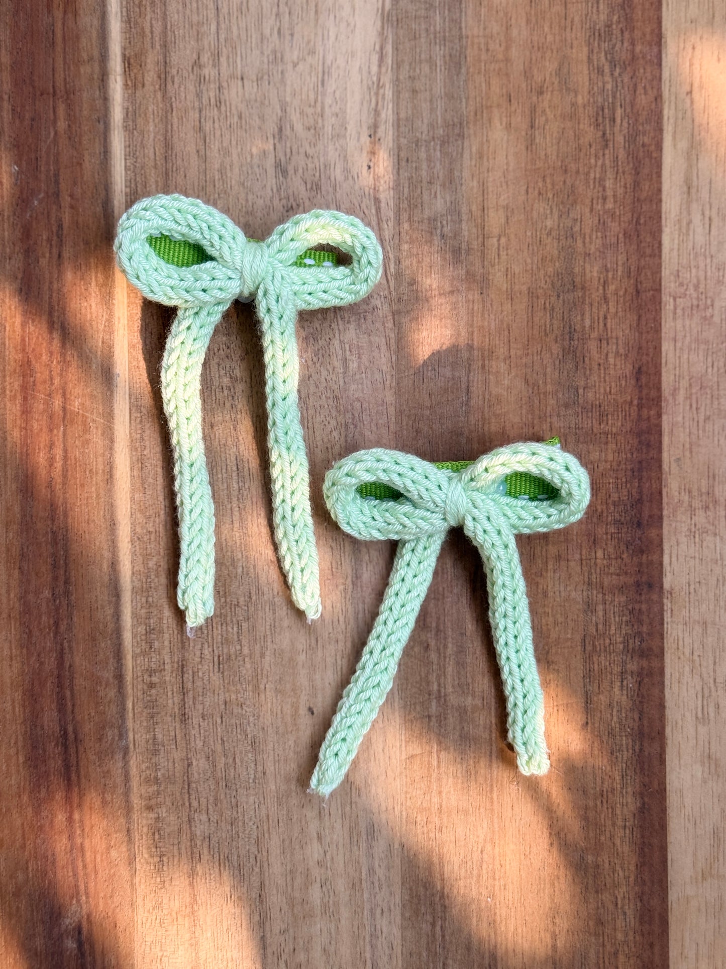 I-Cord Bow Hair Clip