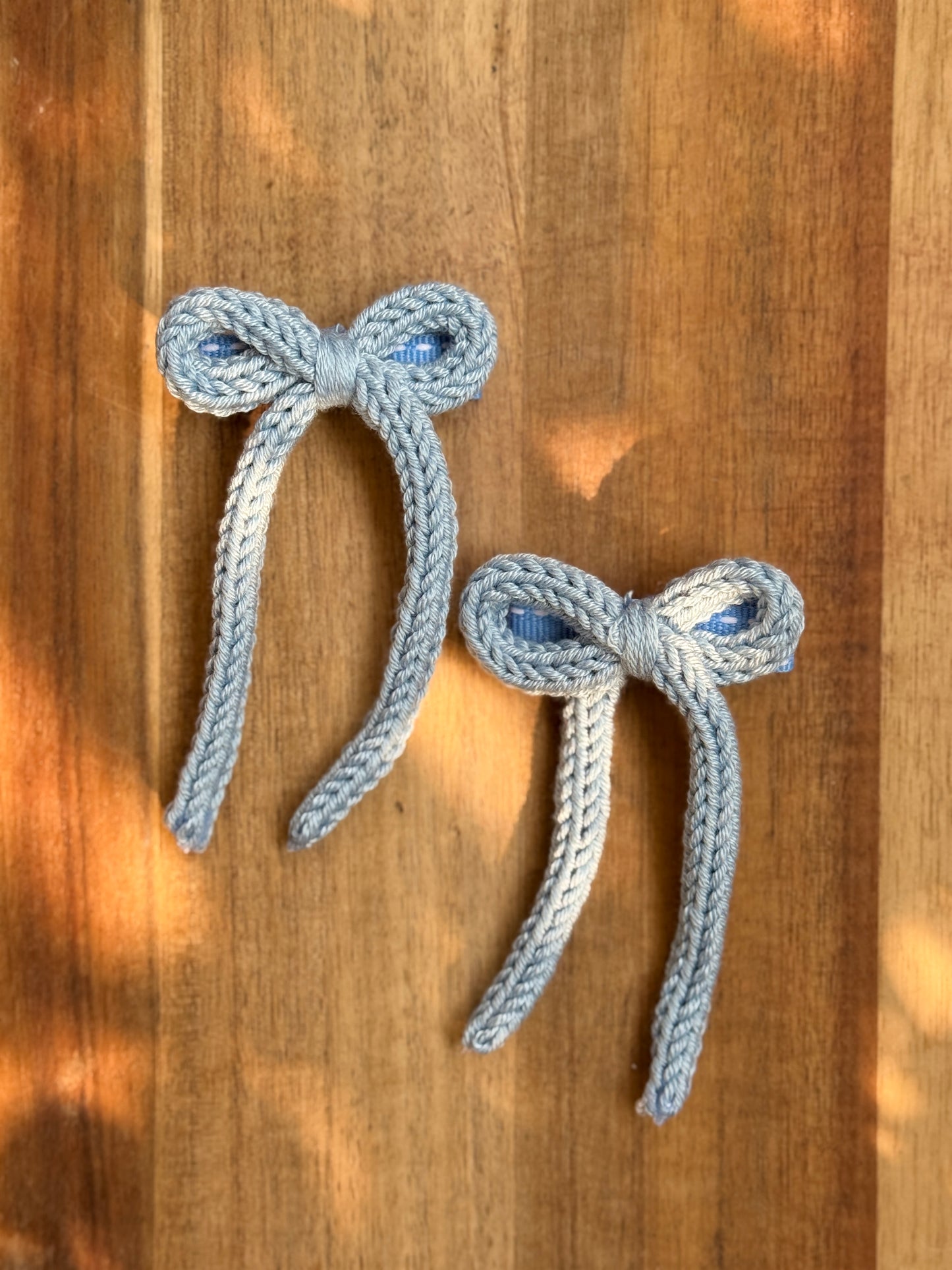 I-Cord Bow Hair Clip