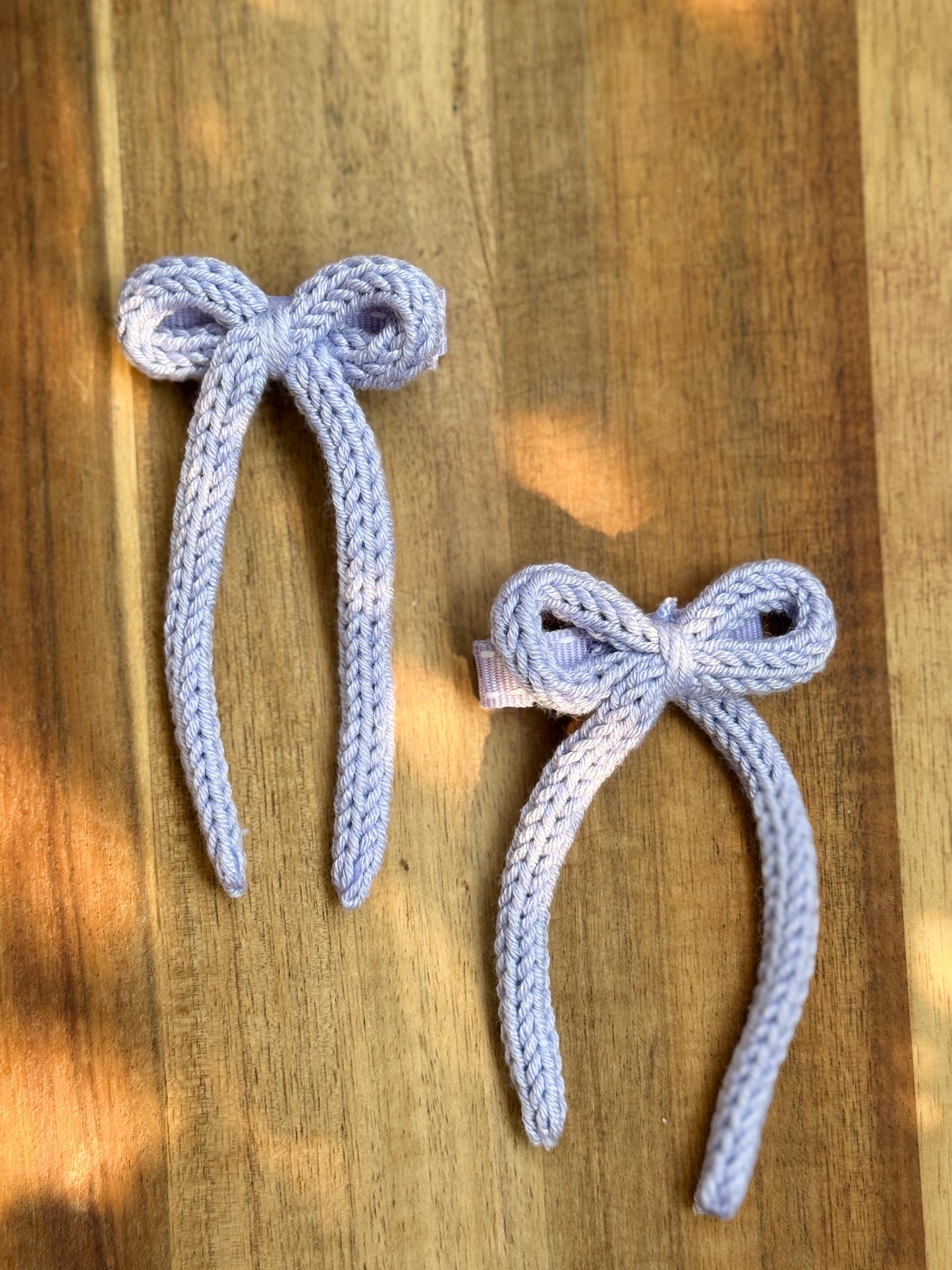 I-Cord Bow Hair Clip
