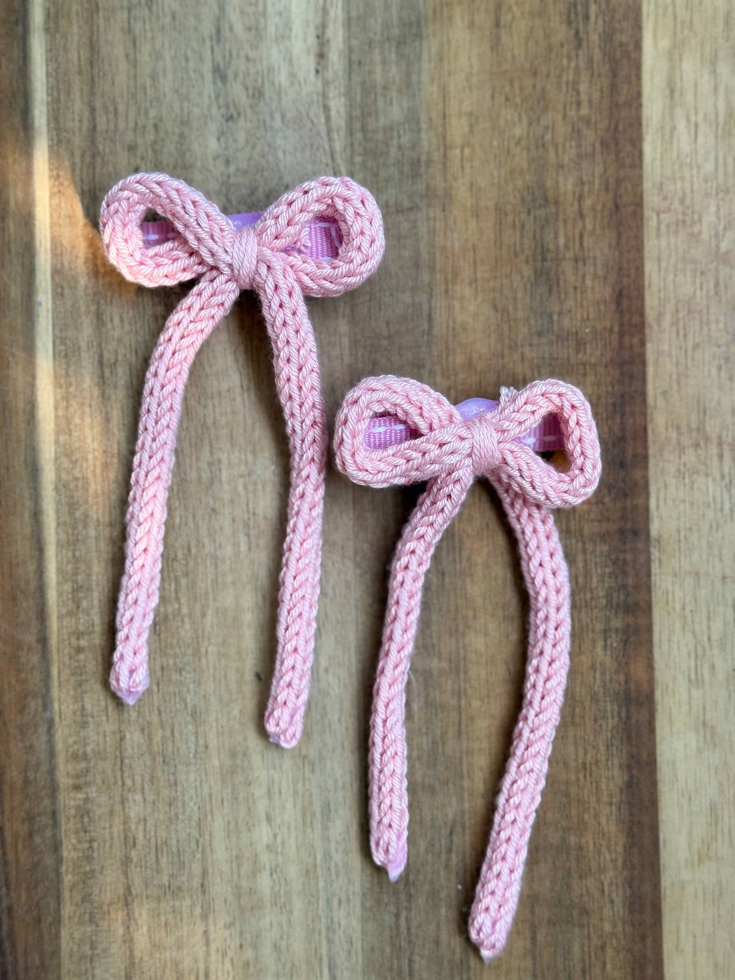 I-Cord Bow Hair Clip