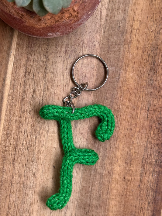 I-Cord Alphabet Keychain – Letter F