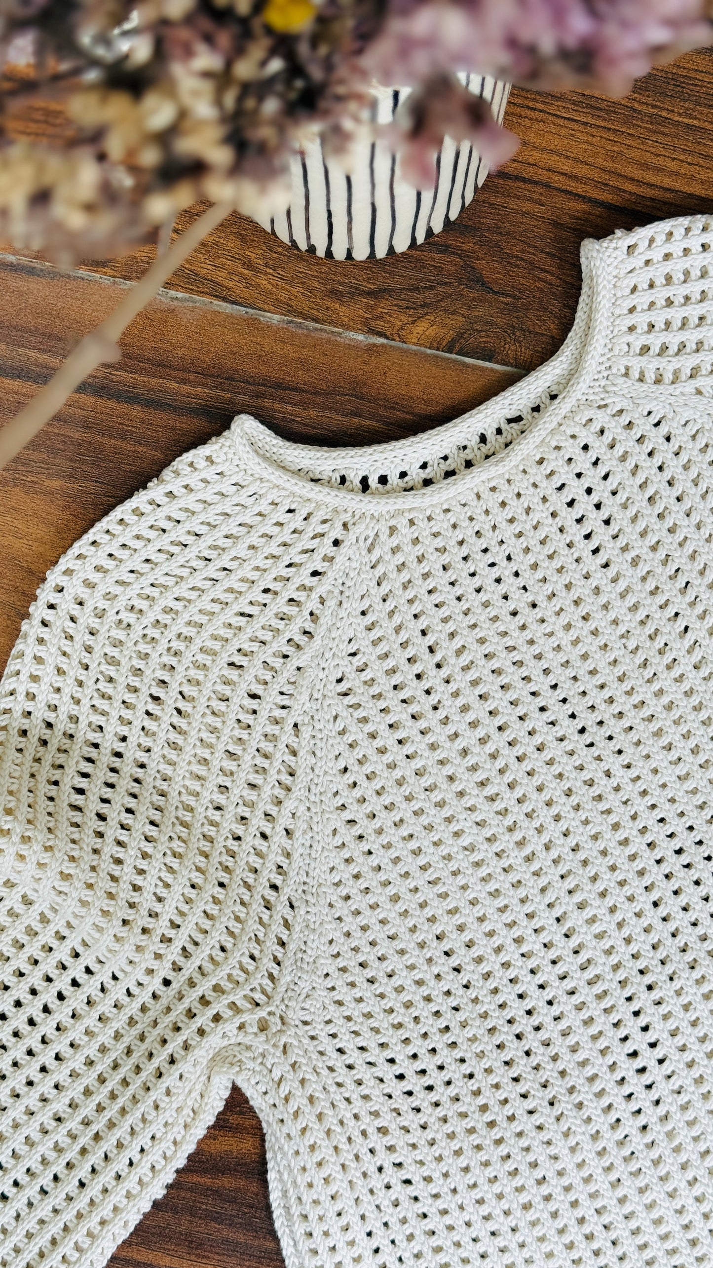 Alma Crochet Tee