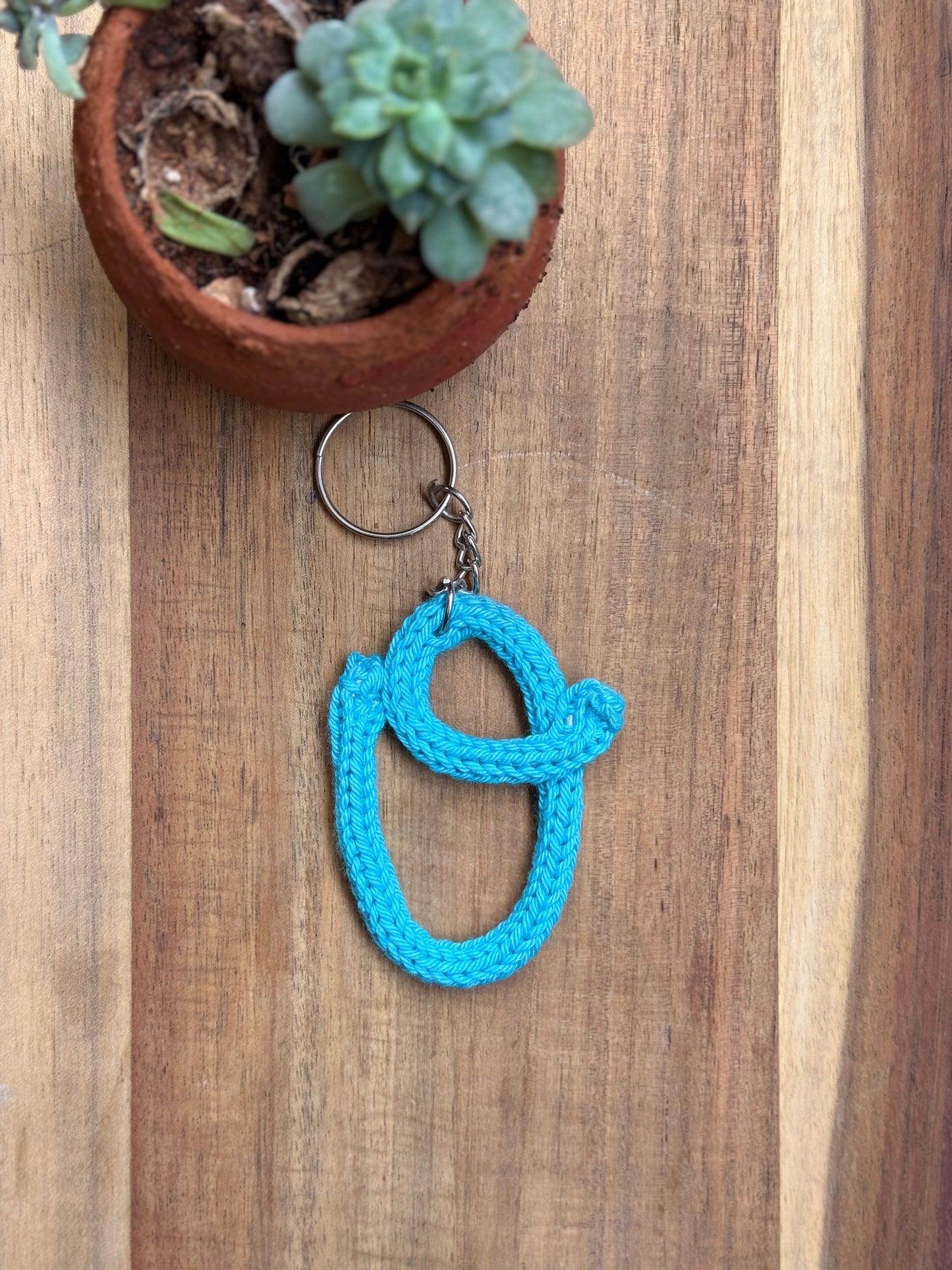 I-Cord Alphabet Keychain – Letter O