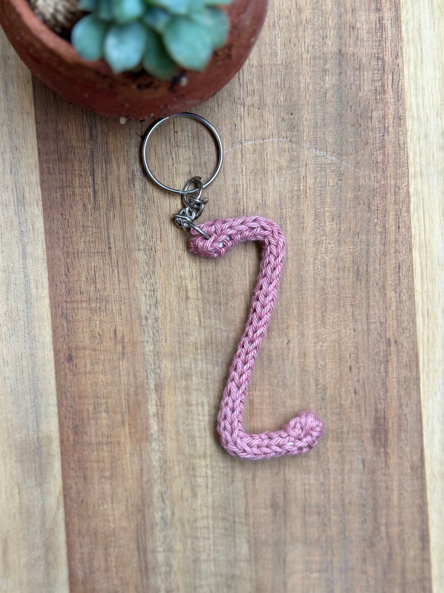 I-Cord Alphabet Keychain – Letter Z