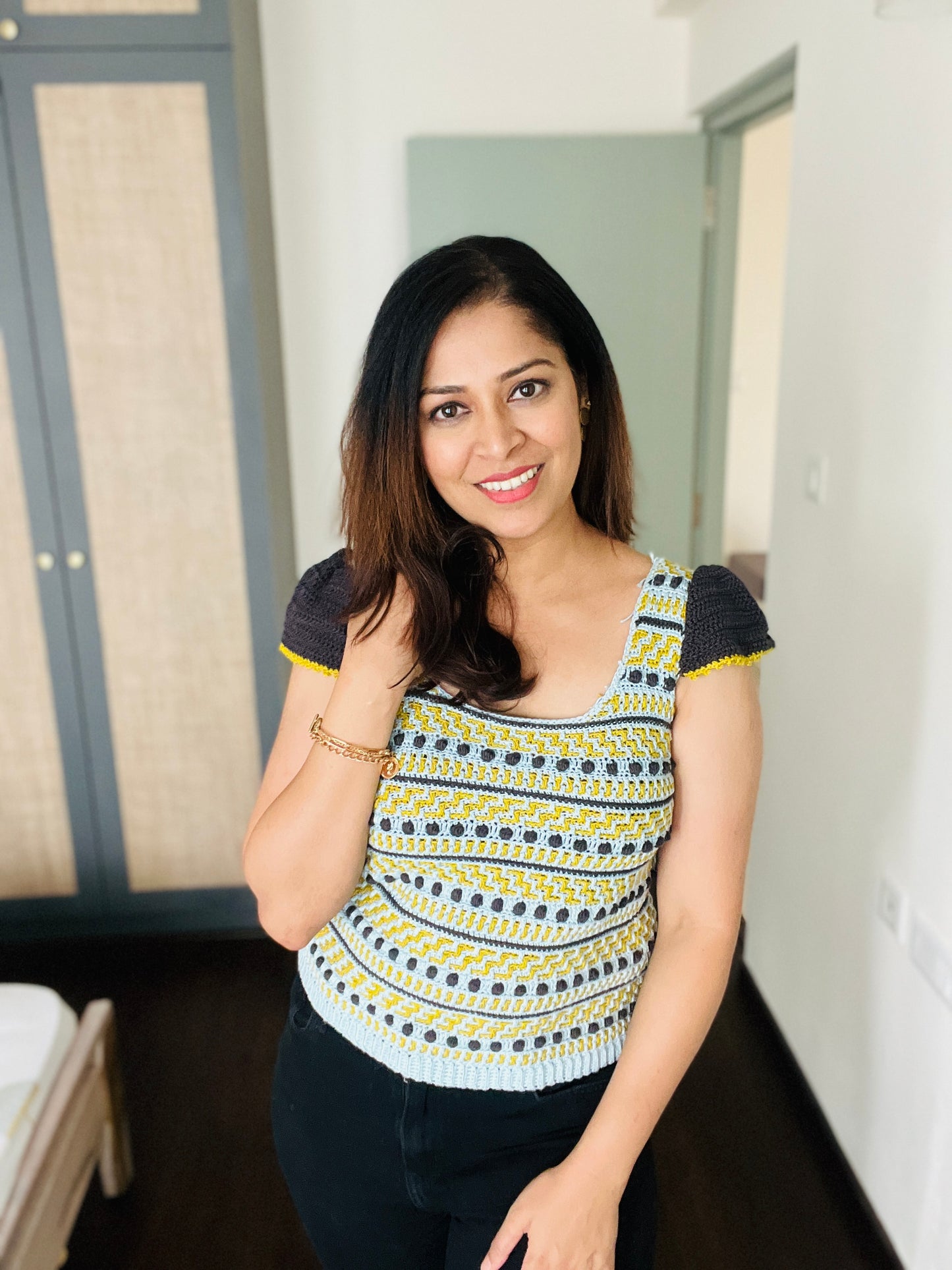 Malecón Mosaic Crochet Top