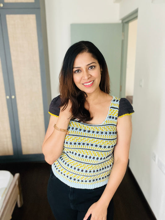 Malecón Mosaic Crochet Top