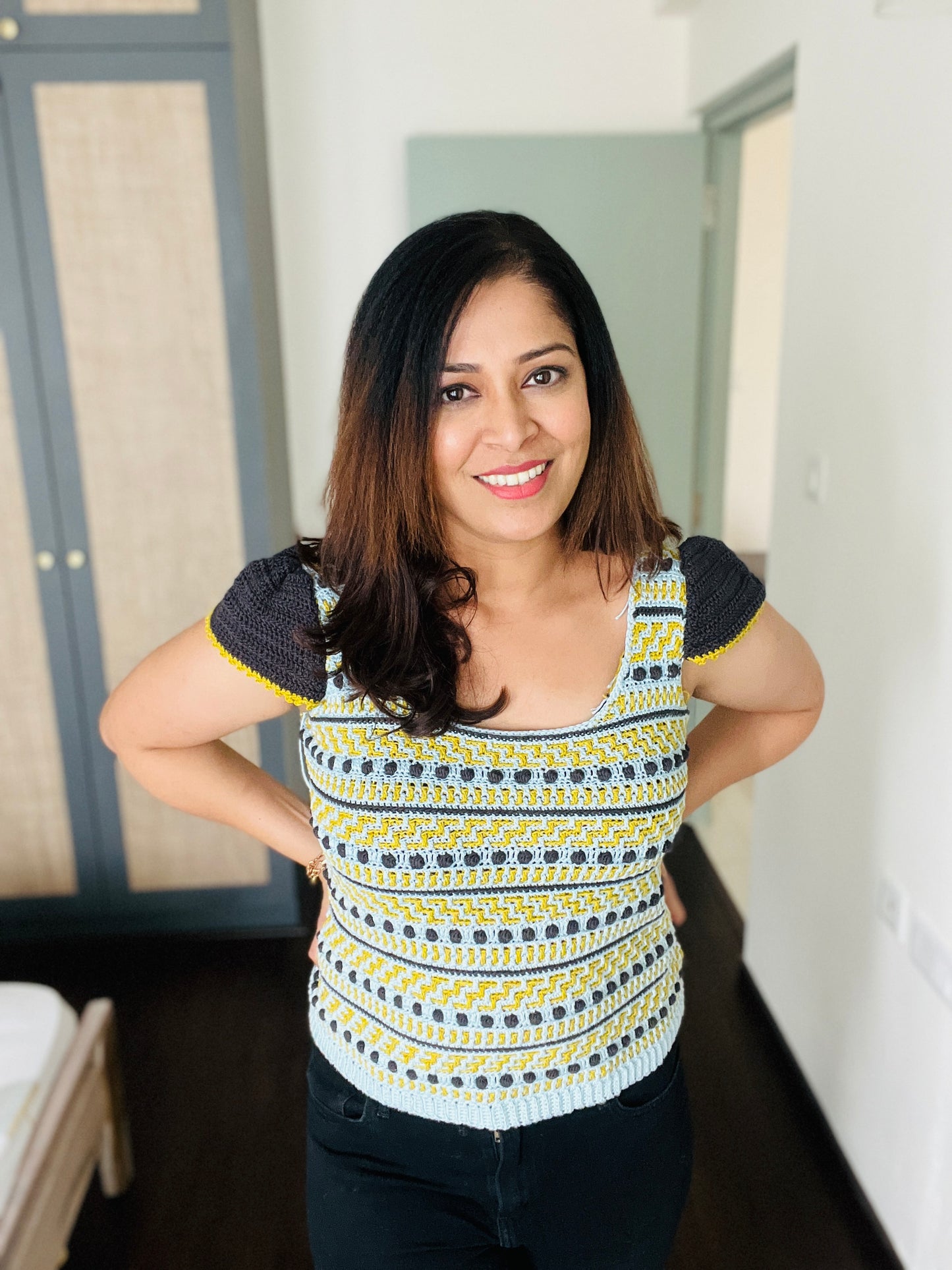 Malecón Mosaic Crochet Top